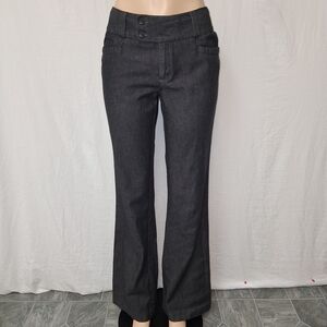 Banana Republic Charcoal Gray Trousers dress Pants Casual  Size 10L